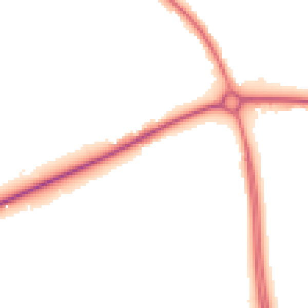 Night-time road noise heatmap for MK45 2FH