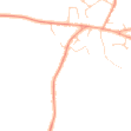 Daytime road noise heatmap for MK45 2FT