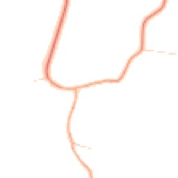 Daytime road noise heatmap for MK45 2JD