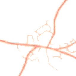 Daytime road noise heatmap for MK45 2JL