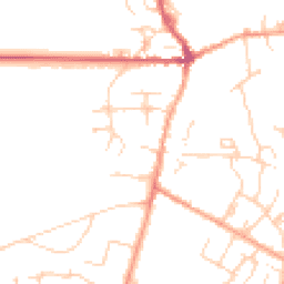 Daytime road noise heatmap for MK45 2JX