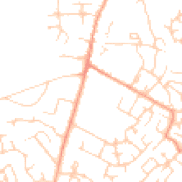 Daytime road noise heatmap for MK45 2JY