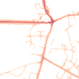 Daytime road noise heatmap for MK45 2LE