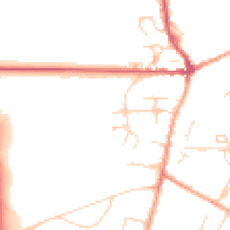 Daytime road noise heatmap for MK45 2LH