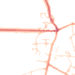 Daytime road noise heatmap for MK45 2LJ
