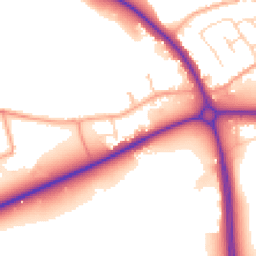 Daytime road noise heatmap for MK45 2LX