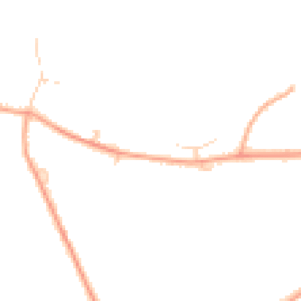 Daytime road noise heatmap for MK45 2PQ