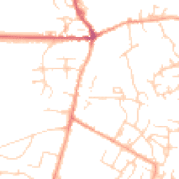 Daytime road noise heatmap for MK45 2QE