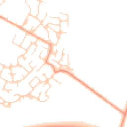 Daytime road noise heatmap for MK45 2SZ
