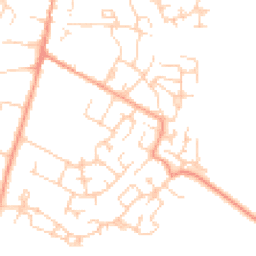 Daytime road noise heatmap for MK45 2UB