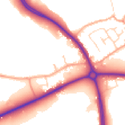 Daytime road noise heatmap for MK45 2UR