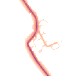 Daytime road noise heatmap for MK45 3AF