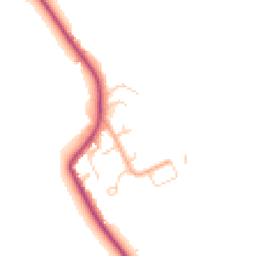 Daytime road noise heatmap for MK45 3AH