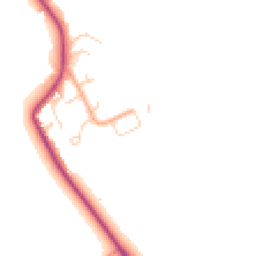 Daytime road noise heatmap for MK45 3AT