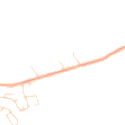 Daytime road noise heatmap for MK45 3DJ