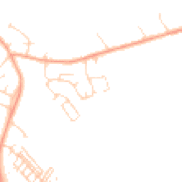 Daytime road noise heatmap for MK45 3EB
