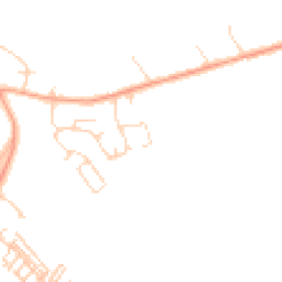 Daytime road noise heatmap for MK45 3EJ
