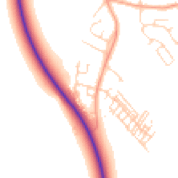 Daytime road noise heatmap for MK45 3FA