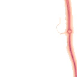 Night-time road noise heatmap for MK45 3FN