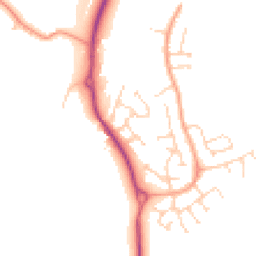 Daytime road noise heatmap for MK45 3FP