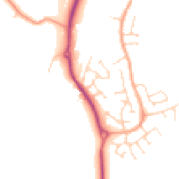 Daytime road noise heatmap for MK45 3FR