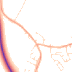 Daytime road noise heatmap for MK45 3FW