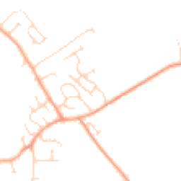Daytime road noise heatmap for MK45 3GG