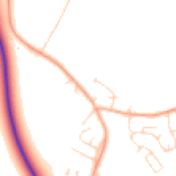 Daytime road noise heatmap for MK45 3HW