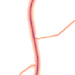 Daytime road noise heatmap for MK45 3JS