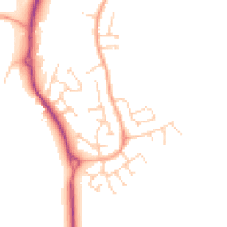Daytime road noise heatmap for MK45 3JZ