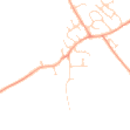 Daytime road noise heatmap for MK45 3LB