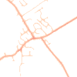 Daytime road noise heatmap for MK45 3LN