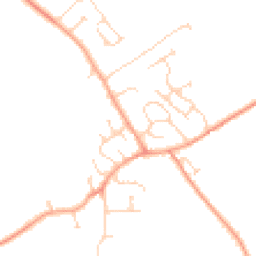 Daytime road noise heatmap for MK45 3LS