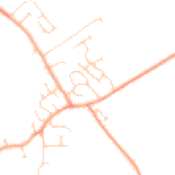Daytime road noise heatmap for MK45 3LT