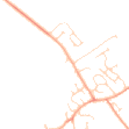 Daytime road noise heatmap for MK45 3NB