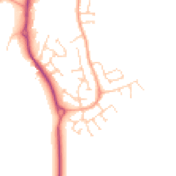 Daytime road noise heatmap for MK45 3NX