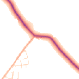 Daytime road noise heatmap for MK45 3PA
