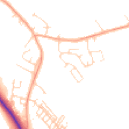 Daytime road noise heatmap for MK45 3PF