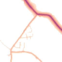 Daytime road noise heatmap for MK45 3PT