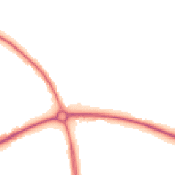 Night-time road noise heatmap for MK45 4AB