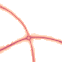 Night-time road noise heatmap for MK45 4AD