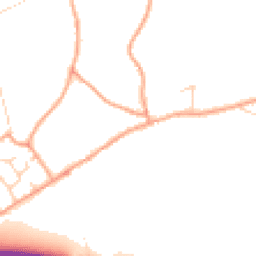 Daytime road noise heatmap for MK45 4AF