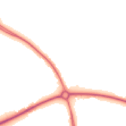 Night-time road noise heatmap for MK45 4AG
