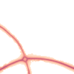 Night-time road noise heatmap for MK45 4AN