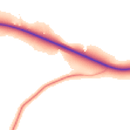 Daytime road noise heatmap for MK45 4AS