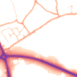Daytime road noise heatmap for MK45 4BA
