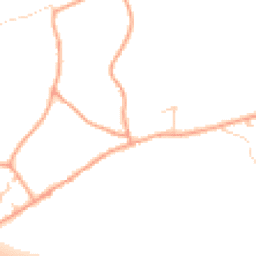 Daytime road noise heatmap for MK45 4BB