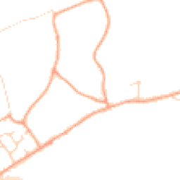 Daytime road noise heatmap for MK45 4BG