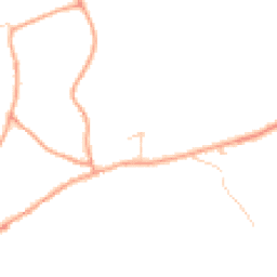 Daytime road noise heatmap for MK45 4BN
