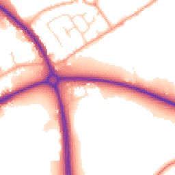 Daytime road noise heatmap for MK45 4FE